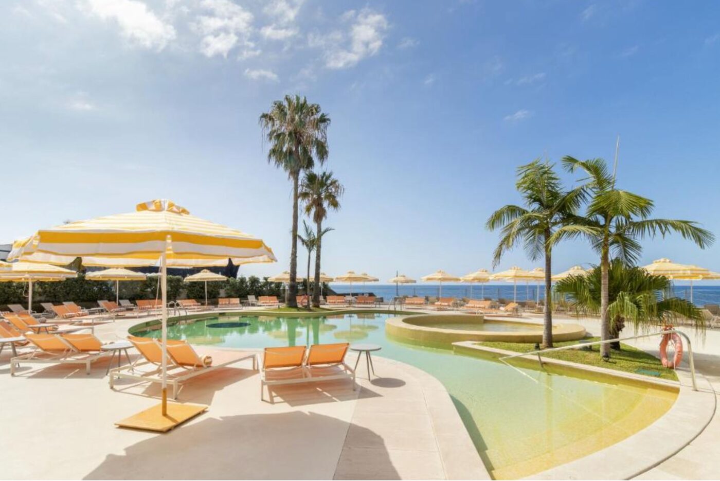 Sea-level pool at NEXT with ocean views